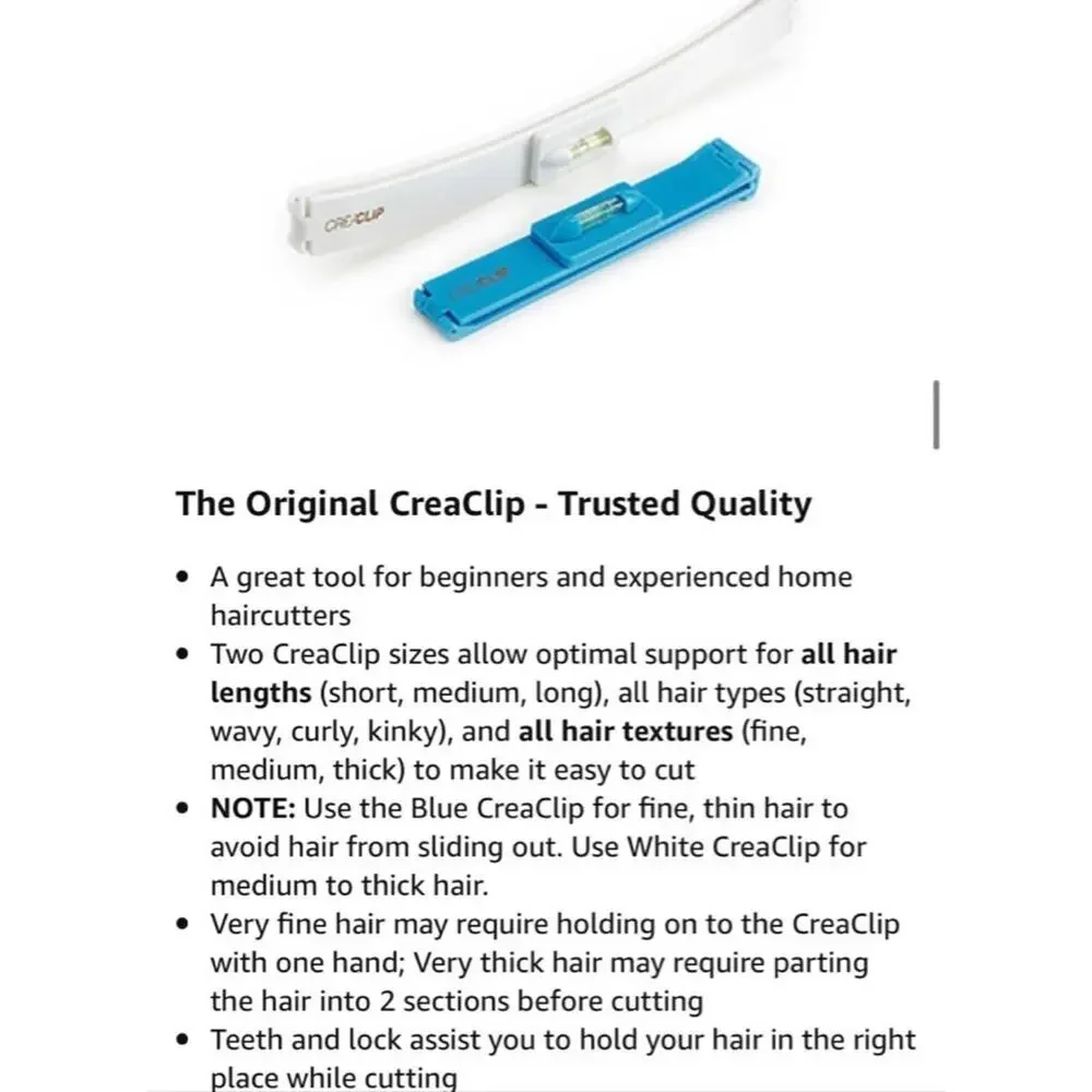New Original Creaclip Haircutting Tool at home As seen on Shark Tank